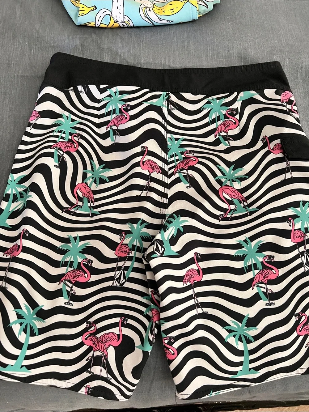 Volcom Mod-Tech Swim Shorts - Black, Gray, White